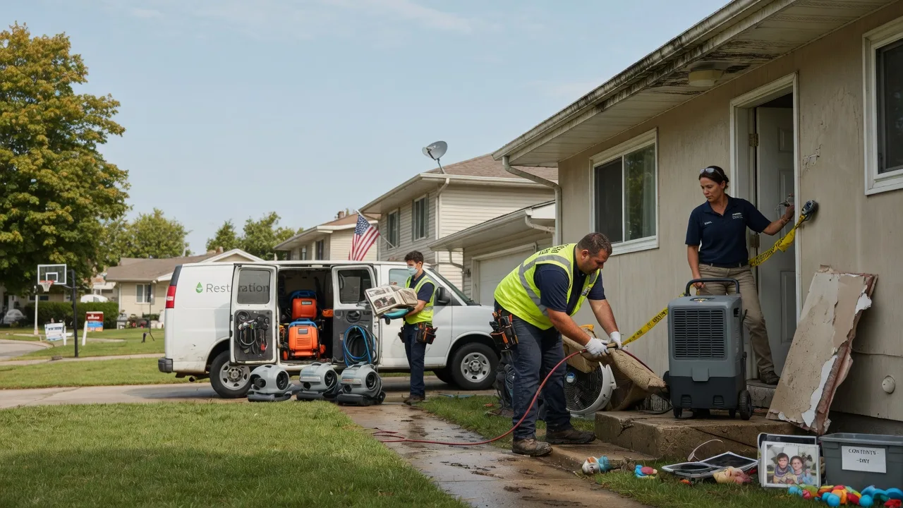 Water Damage Restoration in Vergennes, IL near me
